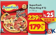SUPERFRESH PİZZA KİNG 4'LÜ